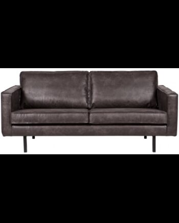 Rodeo Personers Sofa Læder B190 Vintage Sort på Afbetaling