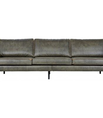 Rodeo Personers Sofa Læder B277 Vintage Armygrøn på Afbetaling