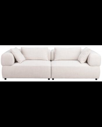 Rowico Falkner Personers Sofa Polyester B246 Sort Lys Beige på Afbetaling