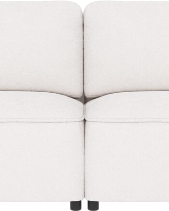 Rowico Norris Personers Sofa Hvidt Bobby Polyester Med Afrundede Former Sorte Plastfødder H80b226d102 på Afbetaling