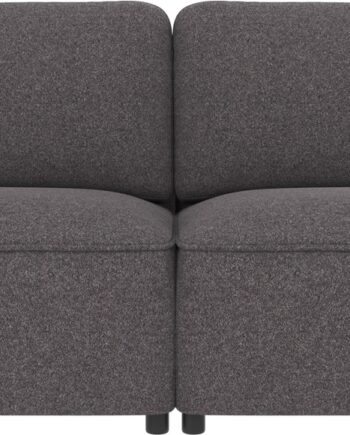 Rowico Norris Personers Sofa Mørkegråt Brenda Polyester Fsc Ramme på Afbetaling