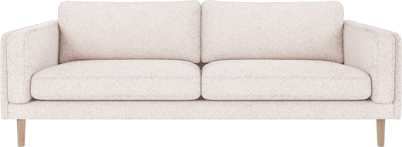 Rowico Personers Sofa Braden Anna Hvid Polyester Fsc Mix Træramme Hvidkalkede Egben på Afbetaling