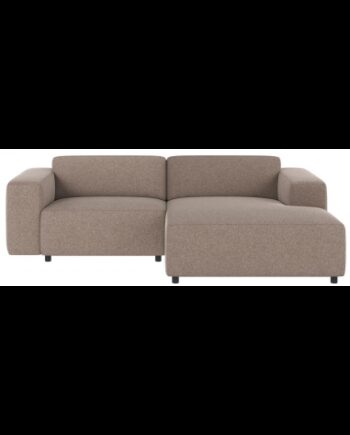 Rowico Willard Højrevendt Chaiselong Sofa Polyester 234 161 Sort Beige på Afbetaling