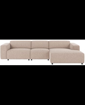 Rowico Willard Højrevendt Chaiselong Sofa Polyester 312 161 Sort Lys Beige på Afbetaling