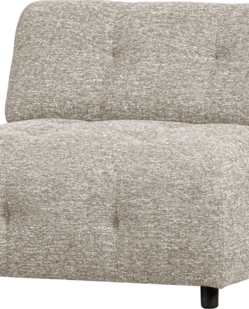 Sæders Modulær Sofa Woood Louis Grov Melange Lysegrå på Afbetaling