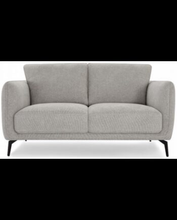 Salena Personers Sofa Metal Polyester B158 Sort Grå på Afbetaling