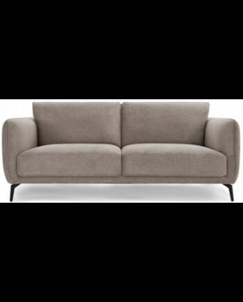 Salena Personers Sofa Metal Polyester B197 Sort Beige på Afbetaling