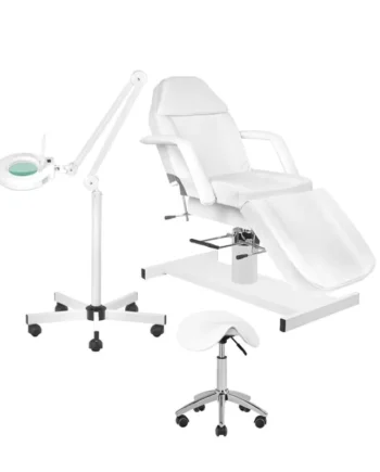 Salonpakke Behandlingsbriks Led Lampe Trolley Ergonomisk Sadelstol på Afbetaling
