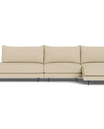 Samba Double Day Sofa Med Chaiselong Open End Pedro Arm på Afbetaling