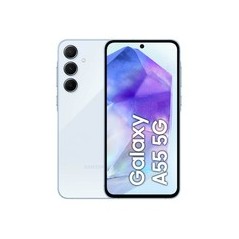 Samsung Galaxy A55 A556 Ice Blue Super Amoled 1080 2340 Pixels Exynos Internal Ram 128 Dual Sim på Afbetaling