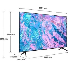 Samsung Ue43cu7172u Uhd 2160p Sort på Afbetaling