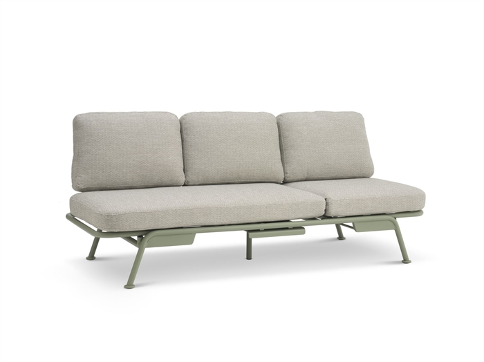 Santorini Sofa Grøn Loungemøbler Lexpo Enggården Havemøbler på Afbetaling