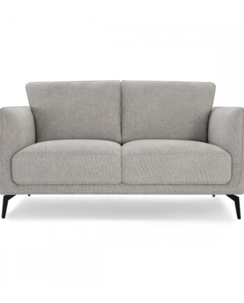 Selena 2pers Sofa 340409 Gråt Stof Skarp Pris på Afbetaling