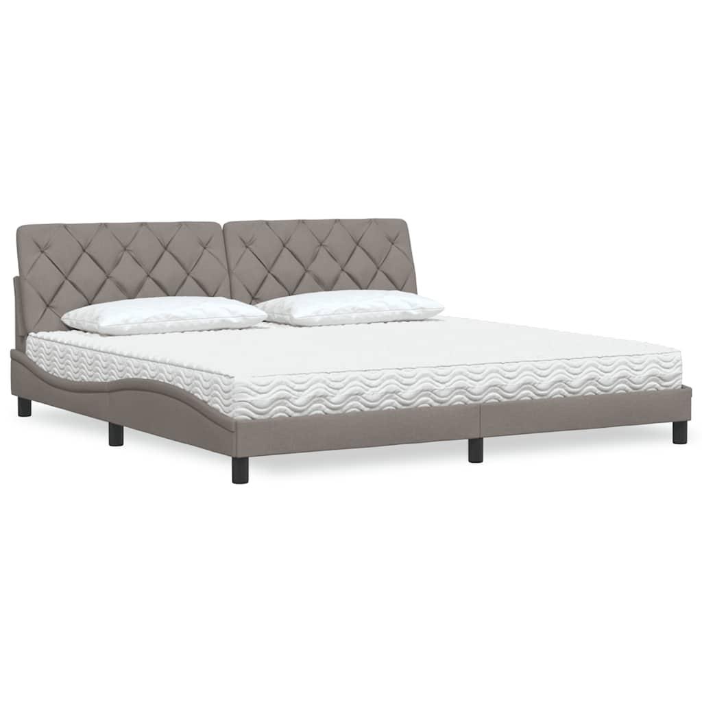 Seng Med Madras 200x200 Stof Gråbrun på Afbetaling