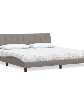 Seng Med Madras Hanko 200x200 Stof Gråbrun på Afbetaling
