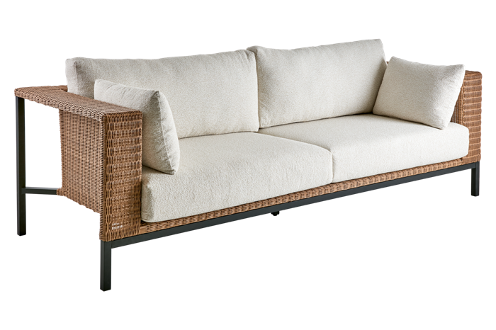 Shell Sofa Med Standard Hynder Loungemøbler Brafab Enggården Havemøbler på Afbetaling