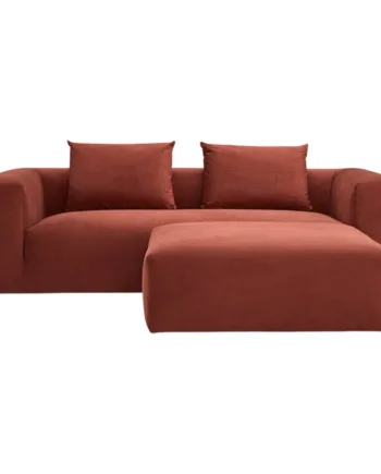 Sienna Sofa  Personers Sofa Rust Stof på Afbetaling