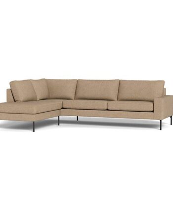 Sindal Sofa Med Open End Beige Brown på Afbetaling