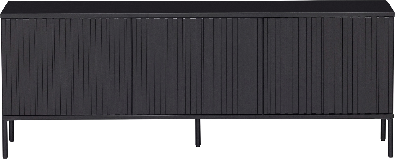 Skænk Woood Exclusive New Gravure Møbel 150x44x56 Sort på Afbetaling