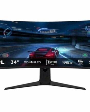 Skærm Til Gaming Tcl 34r83q  Buet Wqhd 170 på Afbetaling