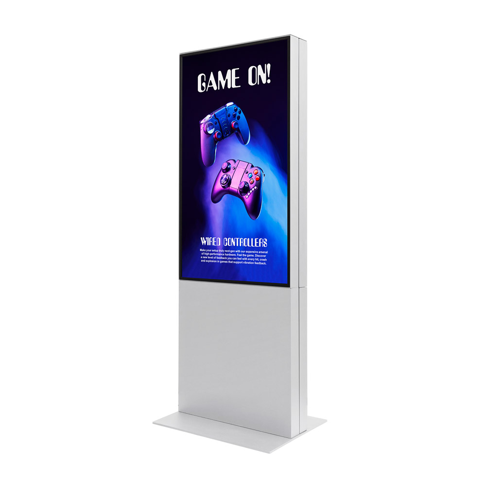 Smart Line Totem Dobbeltsidet Samsung Skærm Hvid på Afbetaling