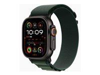 Smartwatch Apple Watch Ultra Sort Titanium Alpine Loop Mørkegrøn på Afbetaling