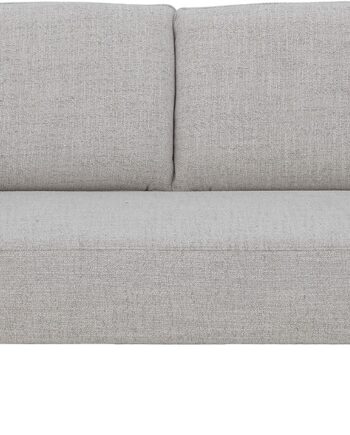 Sofa Bloomingville Chesham Personers Hvid Polyester Med Buede Armlæn Mørke Træben på Afbetaling