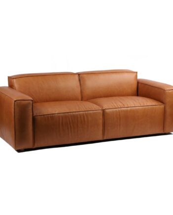 Sofa Læder Brun Urban Personers 214 på Afbetaling