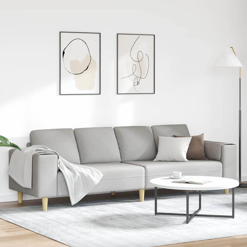 Sofa Sæt Sky Grey Stof på Afbetaling
