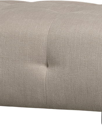 Sofa Skammel Woood Louis Modulær Fladvævet Polyester Lysegrå 90x90x43 på Afbetaling