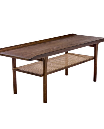 Sofabord Røget 130x47cm H46 5cm på Afbetaling