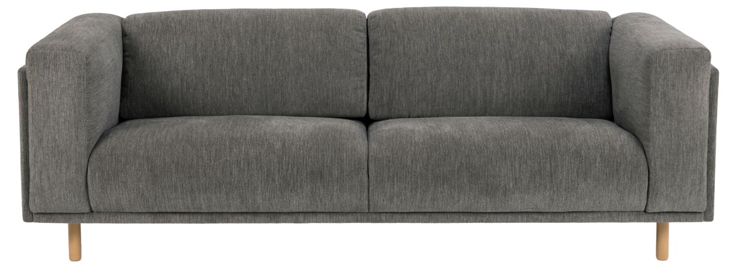 Sofakoncept Elea Pers Sofa Antracitgråt Stof Natur Bøg på Afbetaling