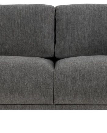 Sofakoncept Elea Pers Sofa Antracitgråt Stof Sort Metal på Afbetaling