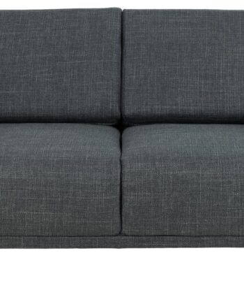 Sofakoncept Noora Pers Sofa Mørkegrå Stof Sort Metal på Afbetaling