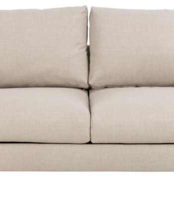 Sofakoncept Toril Pers Sofa Beige Stof Sort Metal på Afbetaling