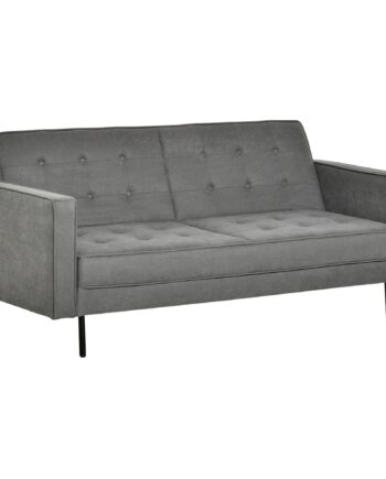 Sovesofa Personers Sovesofa Stofsofa Sofa Med Sovefunktion Sovesofa Med Justerbar Vinkel Vintage Eukalyptustræ Bomuld Grå på Afbetaling