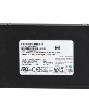 Ssd Harddisk Samsung Pm897 960  Sata Dwpd på Afbetaling