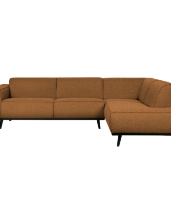 Statement Hjørnesofa Højrevendt Boucle Butter på Afbetaling