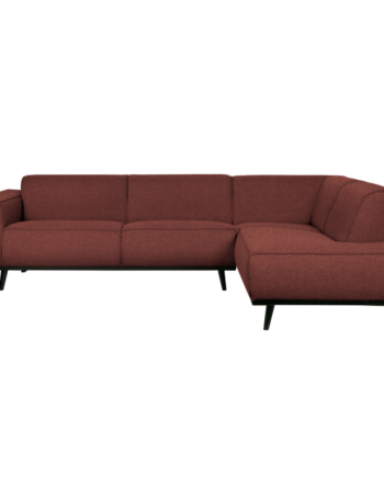 Statement Hjørnesofa Højrevendt Boucle Chestnut på Afbetaling