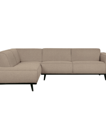 Statement Hjørnesofa Venstrevendt Boucle Beige på Afbetaling
