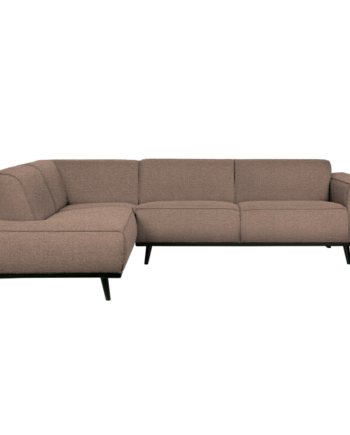 Statement Hjørnesofa Venstrevendt Boucle Nougat på Afbetaling