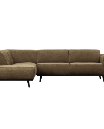 Statement Hjørnesofa Venstrevendt Flat Rib Rock på Afbetaling