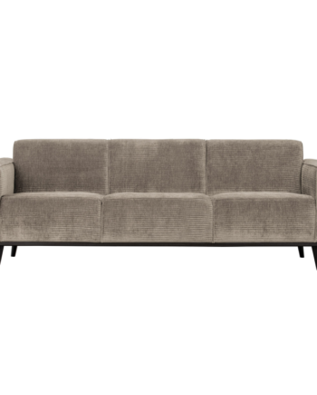 Statement Pers Sofa 230 Flat Rib Clay på Afbetaling