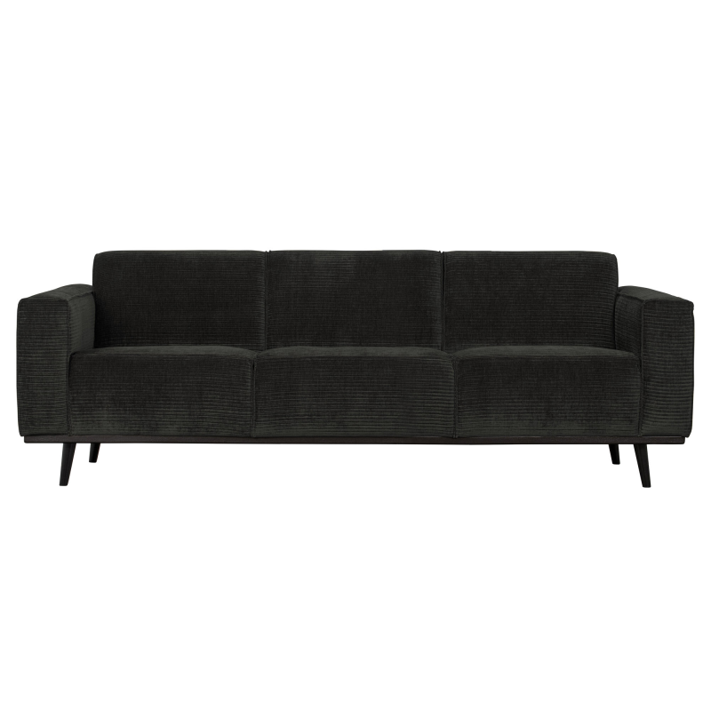 Statement Pers Sofa 230 Flat Rib Graphite på Afbetaling