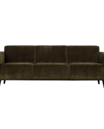 Statement Pers Sofa 230 Flat Rib Warm Green på Afbetaling