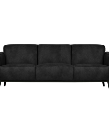Statement Pers Sofa 230 Suedine Black på Afbetaling
