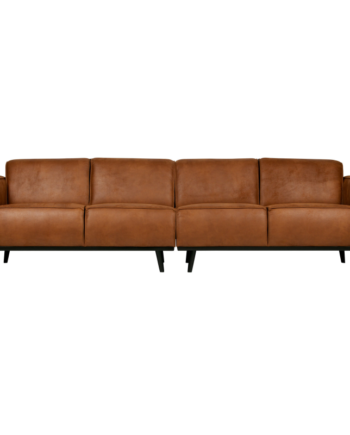 Statement Pers Sofa 280 økolæder Cognac på Afbetaling