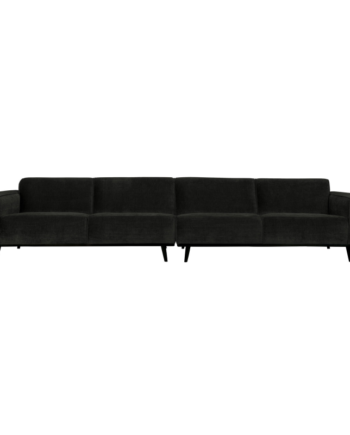 Statement Pers Sofa 372 Flat Rib Graphite på Afbetaling