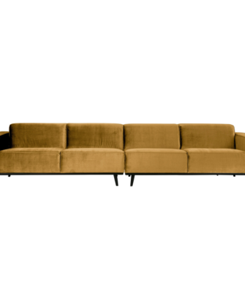 Statement Pers Sofa 372 Velour Honey Yellow på Afbetaling