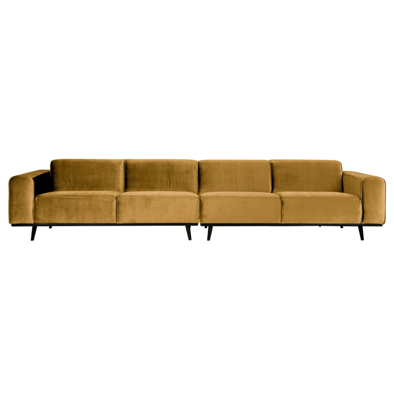 Statement Pers Sofa 372 Velour Honey Yellow på Afbetaling